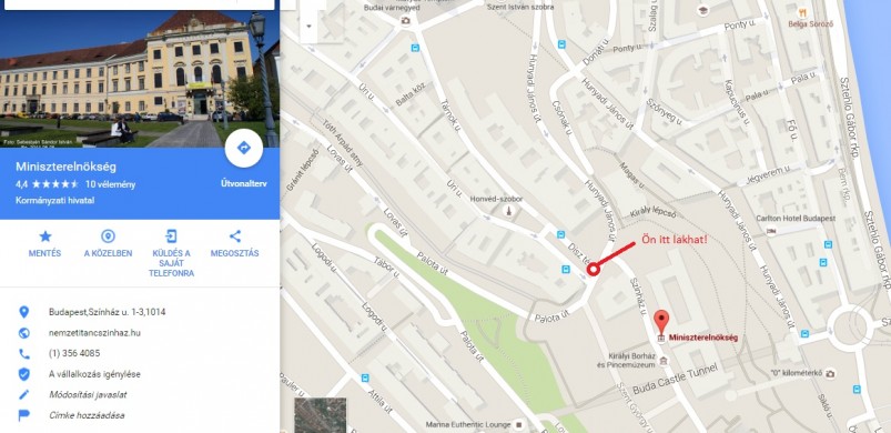 Ennél közelebb senki nem lakhat a miniszterelnökhöz!