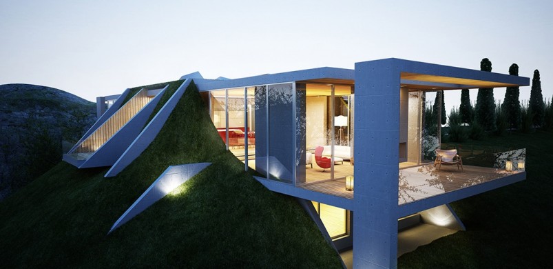 Ha a Kisvakond ezt látná: lenyűgöző ház a földbe építve!