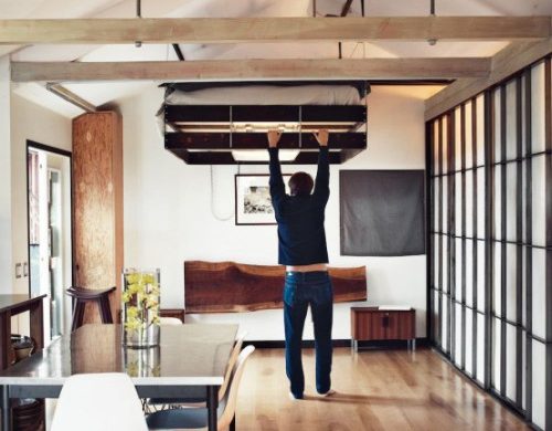 Zseniális, elsüllyeszthető ágyak: kis terekbe