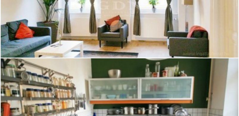 Eye candy: két eladó lakás, ahol a zöld színt parádésan használták!