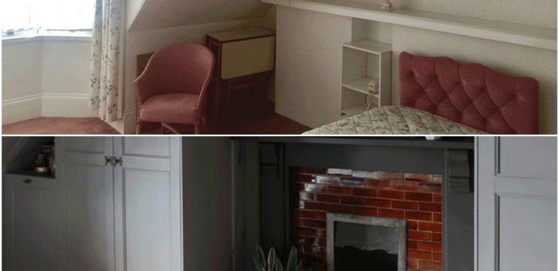 Előtte-utána: kislányos tetőtéri odúból elegáns lak!