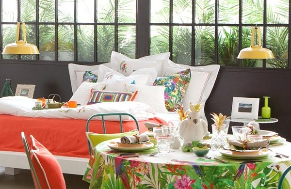 Dzsungel hangulat otthon, pálmalevelekkel