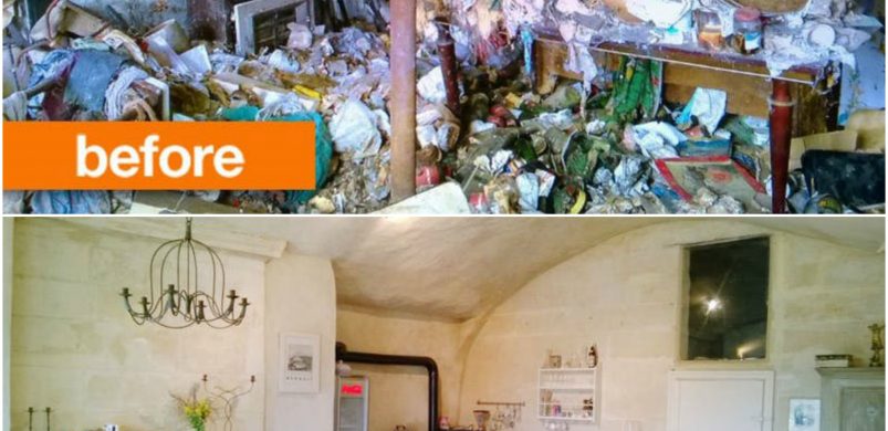 300 Ft-ért (!) vásárolt szemétdombból helyes barlang-lakás!