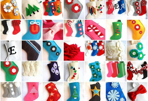 Csizmák filcből, a Mikulás munkájának megkönnyítésére. És persze saját örömünkre!