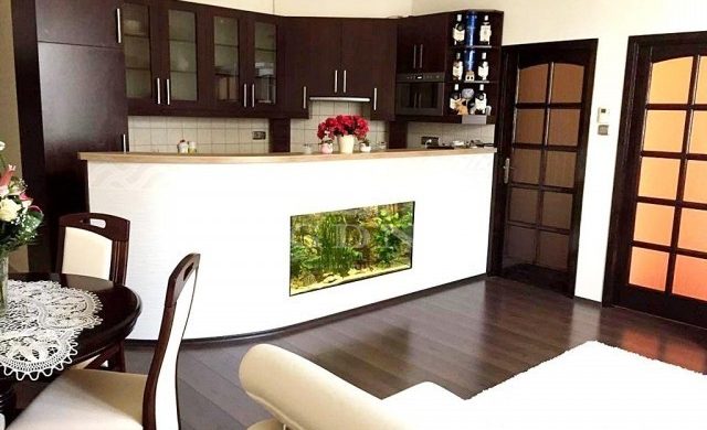 A hét lakberendezési tárgya: élő halak a konyhapultba építve!