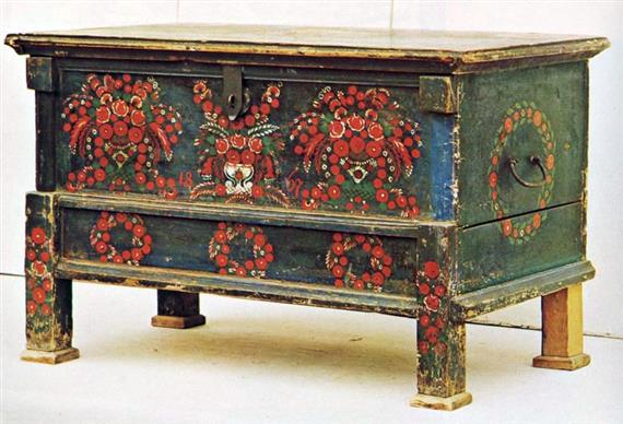 A hét lakberendezési tárgya: a tulipános láda!