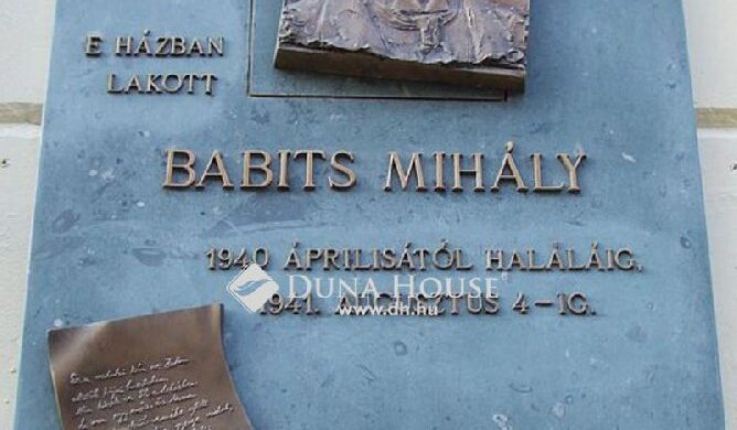 Lakjon ott, ahol egykor Babits Mihály!