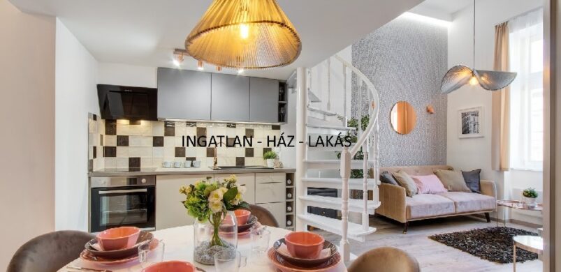 Erzsébetvárosi, felújított otthon: ahol a galéria szinte már belső kétszintet jelent…