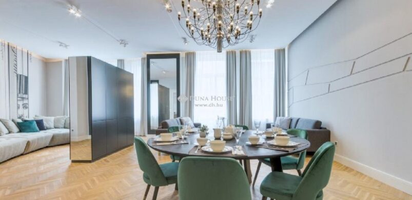 A hét színpárja: szürke-zöld álom lakás a Kristóf téren