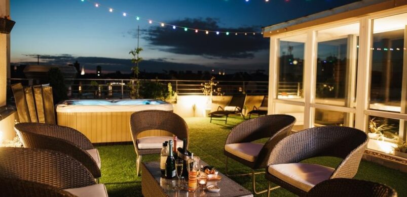 Kuriózum a Csarnok-negyedben, naná, hogy tetőkerttel