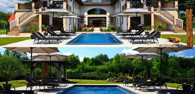 Eladó egy keleti stílusban épült ikerház Gyenesdiáson!