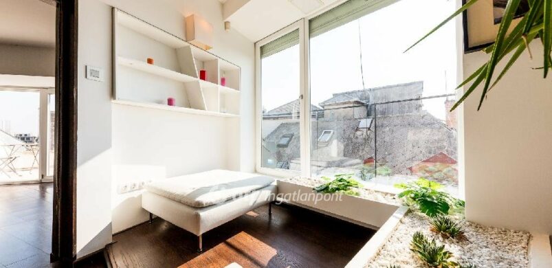 A hét lakása: szaunázzon a város felett, az Egyetem térhez közel